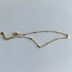 Tatum Anklet gold plated Gorjana